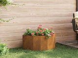 Planter Rusty 60 x 30 x 35 cm Weathering Steel 883702