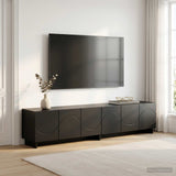 TV Stand 180 x 34.5 x 40 cm Black Engineered Wood 8011586