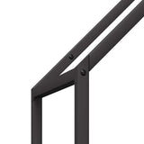 Firewood Rack Black 40x25x120 cm Cold-rolled steel 864299