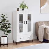 Highboard White 69.5x31x115 cm Engineered Wood 828316