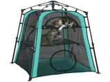 Cat Tent, 3-Tier Portable Pet Tent for Indoor Outdoor, Cat House with Multi-Door, Carry Bag, T3398P551746
