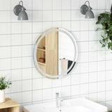 LED Bathroom Mirror Transparent 60 cm Tempered Glass 42045847