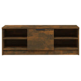 TV Cabinet Smoked Oak 102x35.5x36.5 cm Engineered Wood 817084