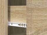 Drawer Cabinet Sonoma Oak 33 x 34.5 x 90 cm Engineered Wood 895537
