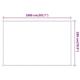 Vertical Awning Light Green 180x1000 cm Oxford Fabric 148323
