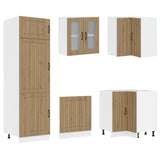 14 Piece Kitchen Cabinet Set "Lucca" Artisan Oak Engineered Wood 3314990