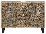 Bathroom Sink Cabinet 62x33x58 cm Solid Wood Mango 358231