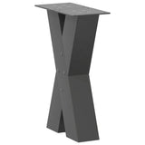 Coffee Table Legs X-Shaped 2 pcs Anthracite 28x cm Steel 4012950