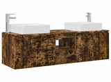 Bathroom Cabinet Set 3 pcs Smoked Oak 49.5 x 41 x 63 cm 3405642