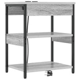 Bedside Cabinet Grey Sonoma 41 x 31 x 51 cm Engineered Wood 859541