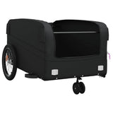 Bike Trailer Black 45 kg Iron 94073