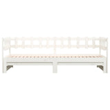 Pull-out Day Bed without Mattress White 2x cm 820772