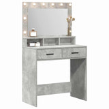 Dressing Table Concrete Grey 79 x 41 x 135 cm Engineered Wood 865085