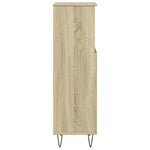 ZNTS Bathroom Cabinet Sonoma Oak 30x30x100 cm Engineered Wood 849671