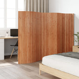 Room Divider Brown Width 400 cm Height 165 cm Bamboo 376999