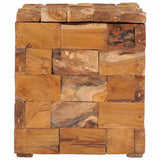 Storage Stool Solid Teak Wood 281654