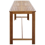 246665 Bar Table Solid Acacia Wood 150x70x105 cm