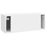 Wall-Mounted TV Cabinet High Gloss White 78.5 x 31 x 30 cm 898379