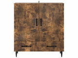 Sideboard Smoked Oak 66 x 34.5 x 95 cm Engineered Wood 894900