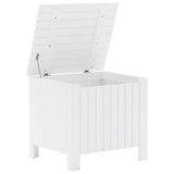 Storage Box with Lid RANA White 60x49x54 cm Solid Wood Pine 4002328