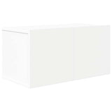 10 Piece TV Cabinet Set White Engineered Wood 3078724
