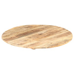 ZNTS Table Top Solid Mango Wood Round 15-16 mm 70 cm 286002