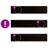 Stair Treads 12 pcs Brown Black 120x25x2 cm Solid Wood Oak 3283042