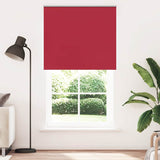 ZNTS Roller Blind Blackout Red 130x230 cm Fabric Width 126.6 cm Polyester 4011862