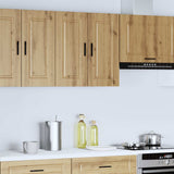 Kitchen Wall Cabinet Porto Artisan Oak Engineered Wood 854066