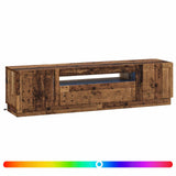 LED TV Cabinet Old Wood Engineered Wood 897793