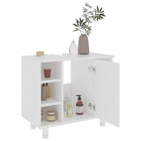 Bathroom Cabinet White 60x32x53.5 cm Engineered Wood 802633