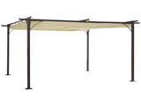 3.5M X 3.5M Metal Pergola Gazebo Awning Retractable Canopy Outdoor Garden Sun Shade Shelter Marquee T3398P325363