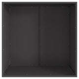 Fire Pit Black 80 x 80 x 43 cm Steel 858944