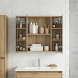 Bathroom Mirror Cabinet Artisan Oak 60 x 14.5 x 50 cm 889078