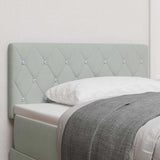 Headboard with Headboard Light Grey 100 cm Faux Leather 42007081