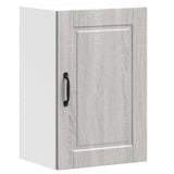 ZNTS Kitchen Wall Cabinet Porto Grey Sonoma Engineered Wood 854033