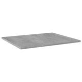 Bookshelf Boards 8 pcs Concrete Grey 60x50x1.5 cm Engineered Wood 805275