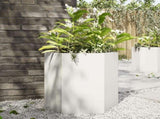 Garden Planter White Hexagon 46x40x45 cm Steel 851110