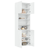 Highboard White 80x42.5x249 cm Engineered Wood 3281357