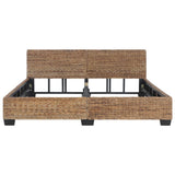 Bed Frame without Mattress Natural Rattan 180x200 cm Super King 283096
