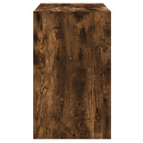 Shoe Cabinet Smoked Oak 80x42x69 cm Engineered Wood 840005
