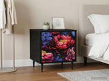 Bedside Cabinet KIEL 2 pcs Black Oak 36 x 33 x 51 cm 8007258