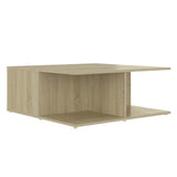 Coffee Table Sonoma oak Engineered wood 80x80x31 cm Coffee Table 806879
