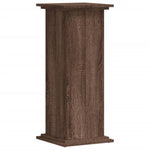 ZNTS Plant Stand Brown Oak 33x33x80 cm Engineered Wood 852975