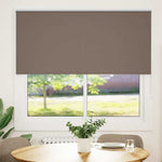 ZNTS Roller Blind Blackout Coffee 150x150 cm Fabric Width 146.6 cm Polyester 4011008