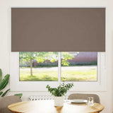 Roller Blind Blackout Coffee 150x130 cm Fabric Width 146.6 cm Polyester 4010982