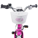 Kids Bike 18 Inches for 5-7 Years Old Dark Pink 42009228