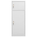 Saddle Cabinet Light grey Steel 53 cm x 53 cm x 140 cm 339600