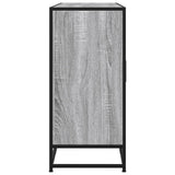 Sideboard Grey Sonoma 134x35x76 cm Engineered Wood 3300818