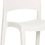 Garden Chairs 2 pcs White Polypropylene 317726